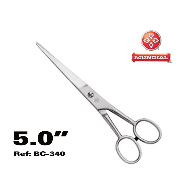 MUNDIAL TIJERA PROFESIONAL FILO NAVAJA 5.0" MODELO BC-340