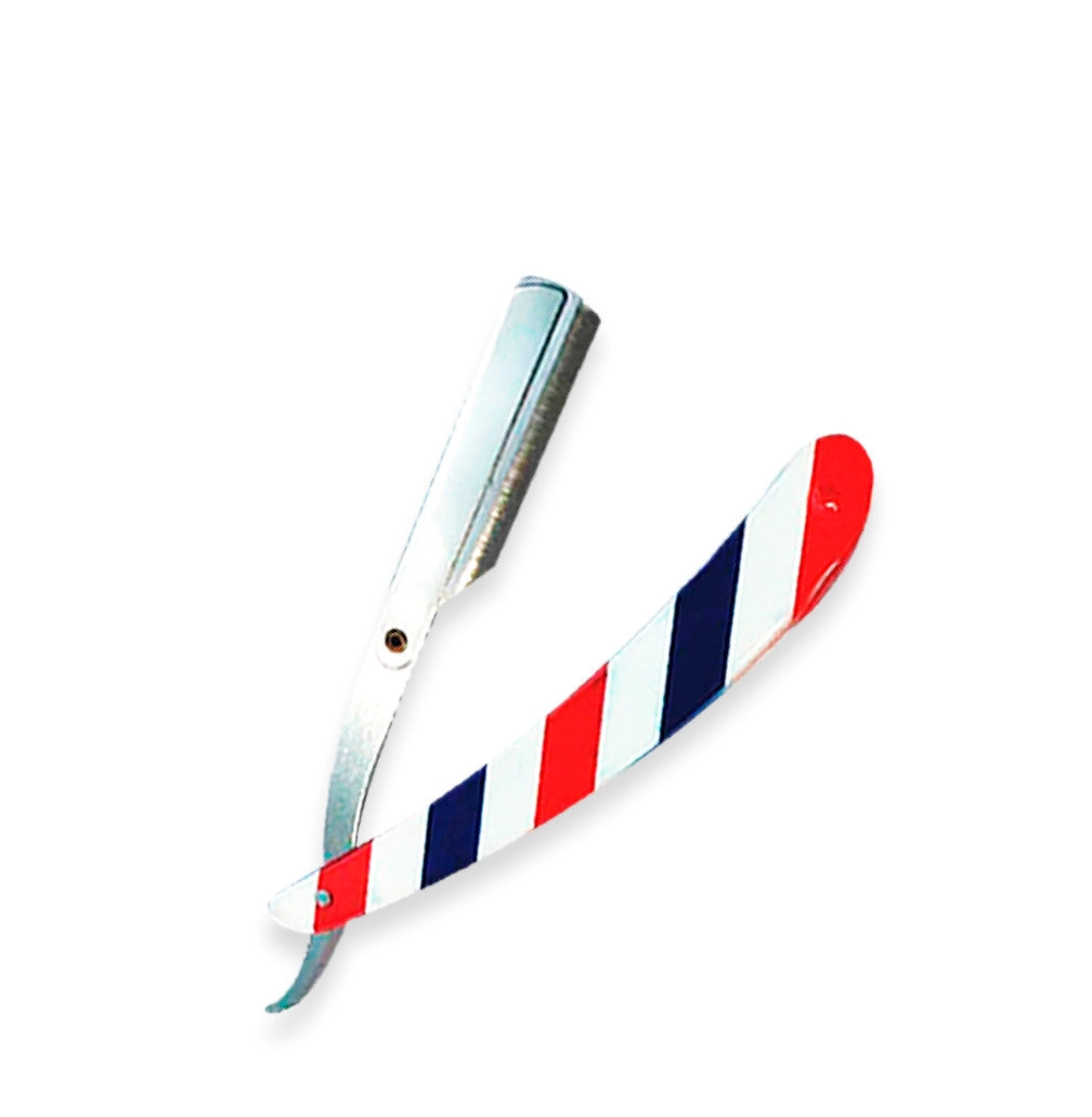 NAVAJA BARBERO TRICOLOR 3 CUERPOS