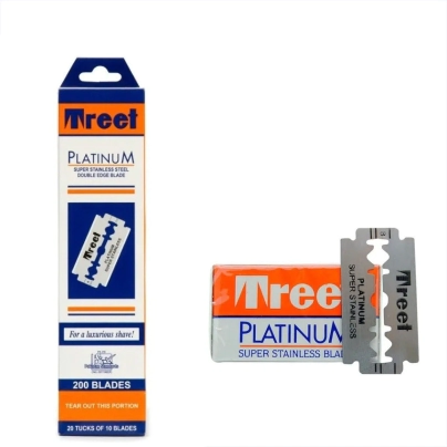 HOJA DE AFEITAR TREET PLATINUM  X 200 FILOS