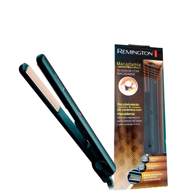 REMINGTON PLANCHITA ALISADOR CON CER�MICA MACADAMIA S1005
