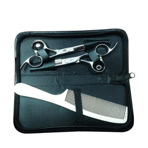 SET DE TIJERAS DE PULIR Y CORTE MAS PEINE