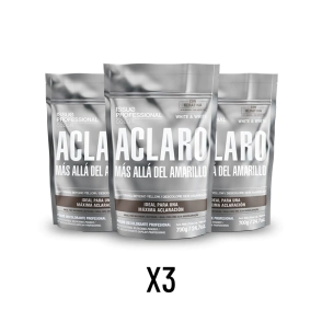 3 ISSUE POLVO DECOLORANTE PROFESIONAL  WHITE & WHITE CON KERATINA