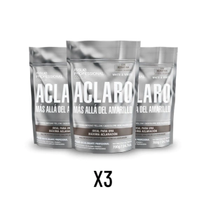 3 ISSUE POLVO DECOLORANTE PROFESIONAL  WHITE & WHITE CON KERATINA
