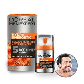 L&acute;OREAL MEN EXPERT HYDRA ENERGETIC HIDRADANTE ANTI FATIGA 5 ACCIOES 50 ML