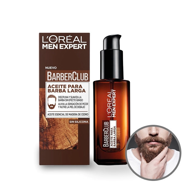 L�OREAL MEN EXPERT BARBER CLUB ACEITE PARA BARBA LARGA 30 ML