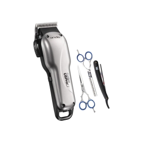 COMBO ANDIS M&Aacute;QUINA DE CORTE USPRO LI + SET DE TIJERAS