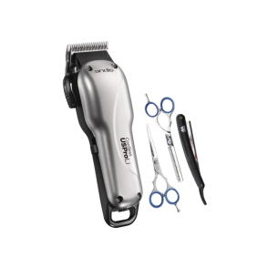 COMBO ANDIS M&Aacute;QUINA DE CORTE USPRO LI + SET DE TIJERAS