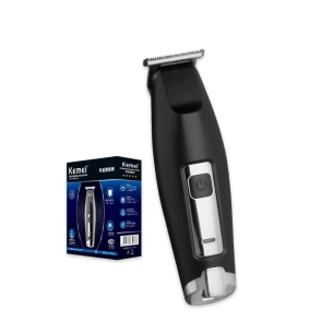 COMBO KEMEI MAQUINA DE CORTE KM 2850 + PATILLERA CARBON STEEL CUTTER KM 030 + AFEITADORA KM 2031