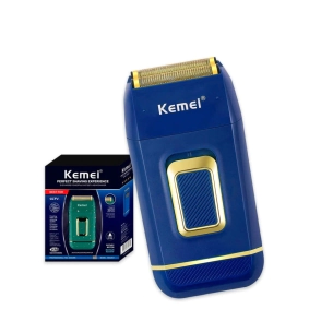 COMBO KEMEI MAQUINA DE CORTE KM 2850 + PATILLERA CARBON STEEL CUTTER KM 030 + AFEITADORA KM 2031