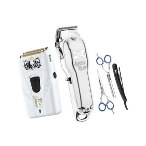 COMBO B-WAY STEEL CLIP INAL&Aacute;MBRICA + ULTRA SHAVER + SET DE TIJERAS