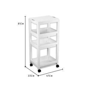 DOMPEL CARRO AYUDANTE EST&Eacute;TICA BLANCO