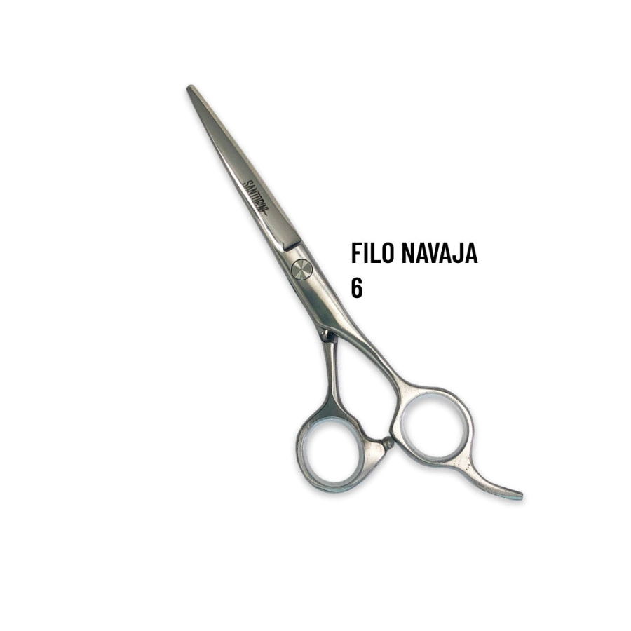 SANTORINI CLASSIC TIJERAS FILO NAVAJA 6