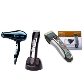 COMBO KAWA M&Aacute;QUINA CLIPPER MAXPOWER + PATILLERA HT016 + SECADOR  POWER STEEL 2100W