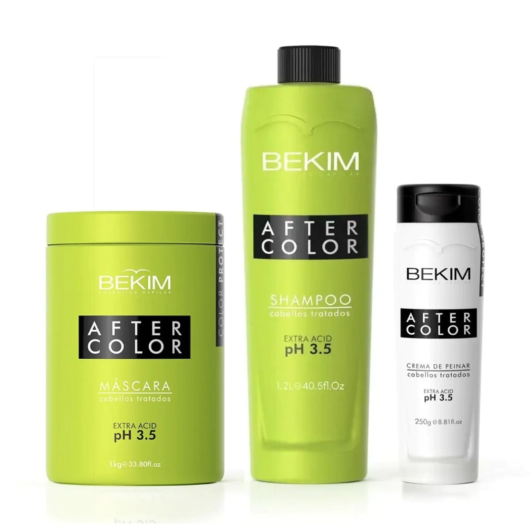 COMBO BEKIM AFTER COLOR SHAMPOO + M�SCARA + CREMA DE PEINAR