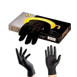 PROFESIONAL BLACK GLOVES GUANTES NEGROS X20