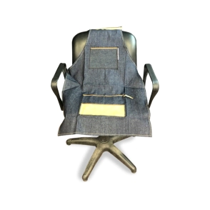 DELANTAL DE PELUQUERIA DE JEANS CON BOLSILLO LISO EZ  537