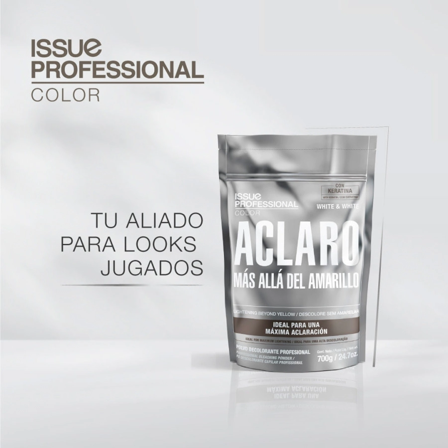 ISSUE POLVO DECOLORANTE WHITE & WHITE 700GRS