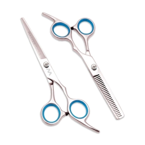 MASTERTOOLS KIT DE TIJERA FILO NAVAJA 5,5" + DE PULIR 5,5" + NAVAJA