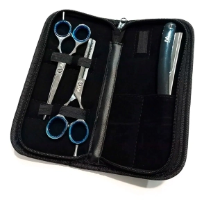 MASTERTOOLS KIT DE TIJERA FILO NAVAJA 5,5" + DE PULIR 5,5" + NAVAJA