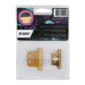 B-WAY CUCHILLA T-WIDE GOLD (COMPATIBLE WAHL DETAILER)
