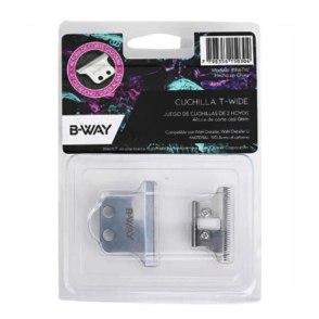 B-WAY CUCHILLA T-WIDE SILVER (COMPATIBLE WAHL DETAILER)