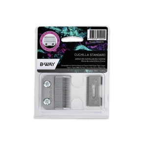 SET CUCHILLAS B-WAY STANDARD (COMPATIBLE CON WAHL SUPER TAPER Y M&Aacute;S)