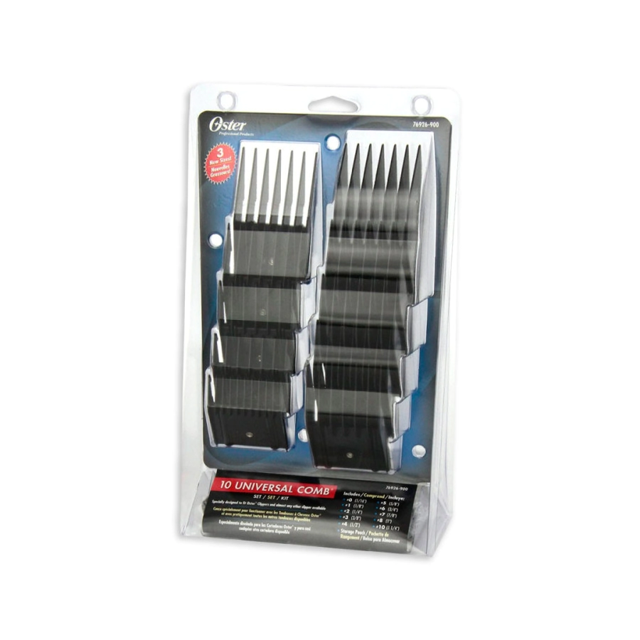 KIT 10 PEINES UNIVERSALES OSTER