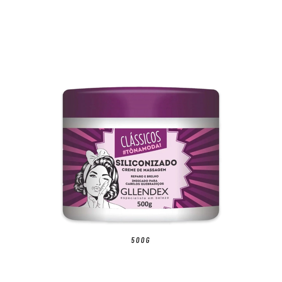 GLLENDEX CREMA DE PEINAR SILICONADA 500G