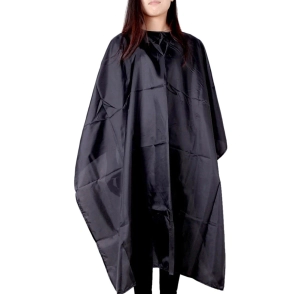 CAPA DE PELUQUERO CON TELA SILVER Y ABROJO