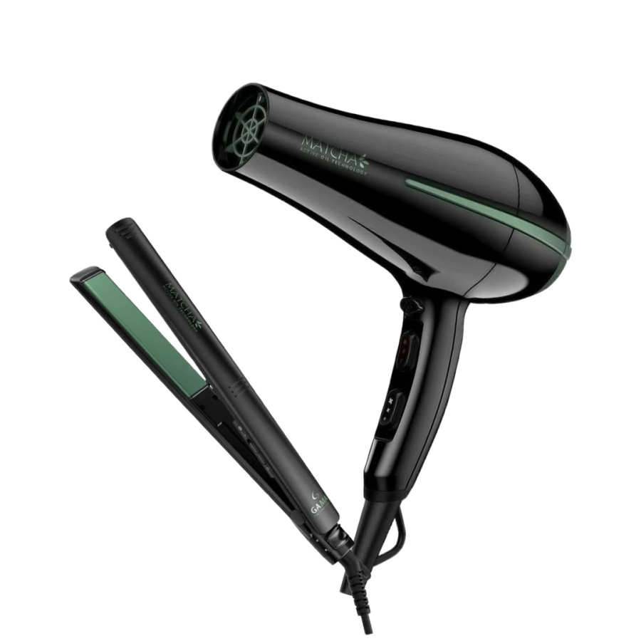 PACK GA.MA ELEGANCE SECADOR + PLANCHITA MATCHA