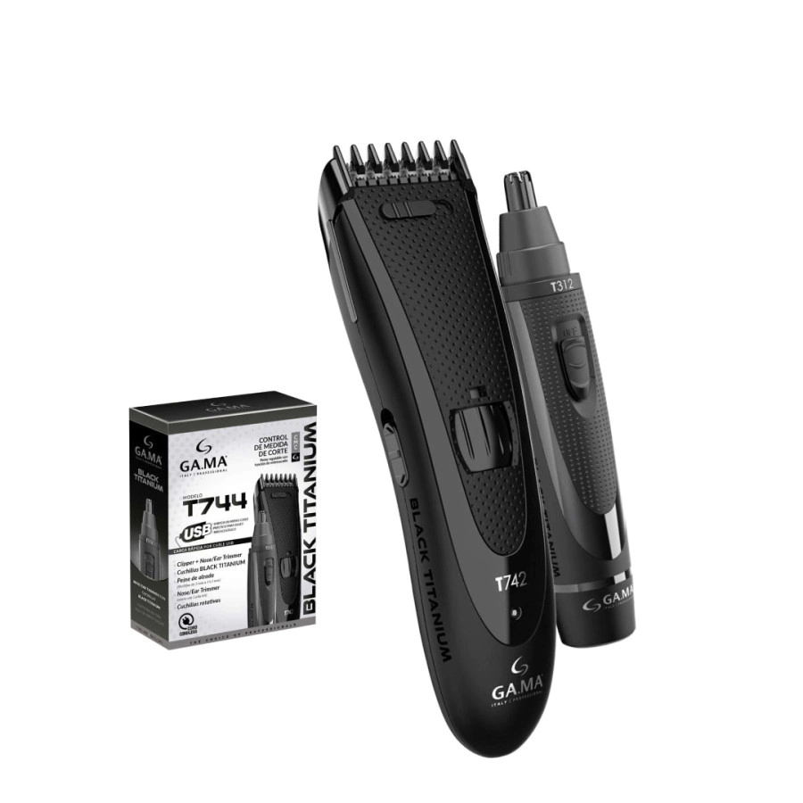 GA.MA PACK TITANIUM M�QUINA DE CORTE + NASAL T744
