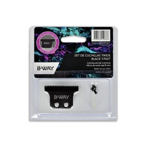 SET CUCHILLAS B-WAY T-WIDE BLACK T-FAST