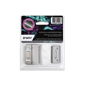 SET CUCHILLAS B-WAY MICRODENTADA (COMPATIBLE CON WAHL SUPER TAPER Y M&Aacute;S)