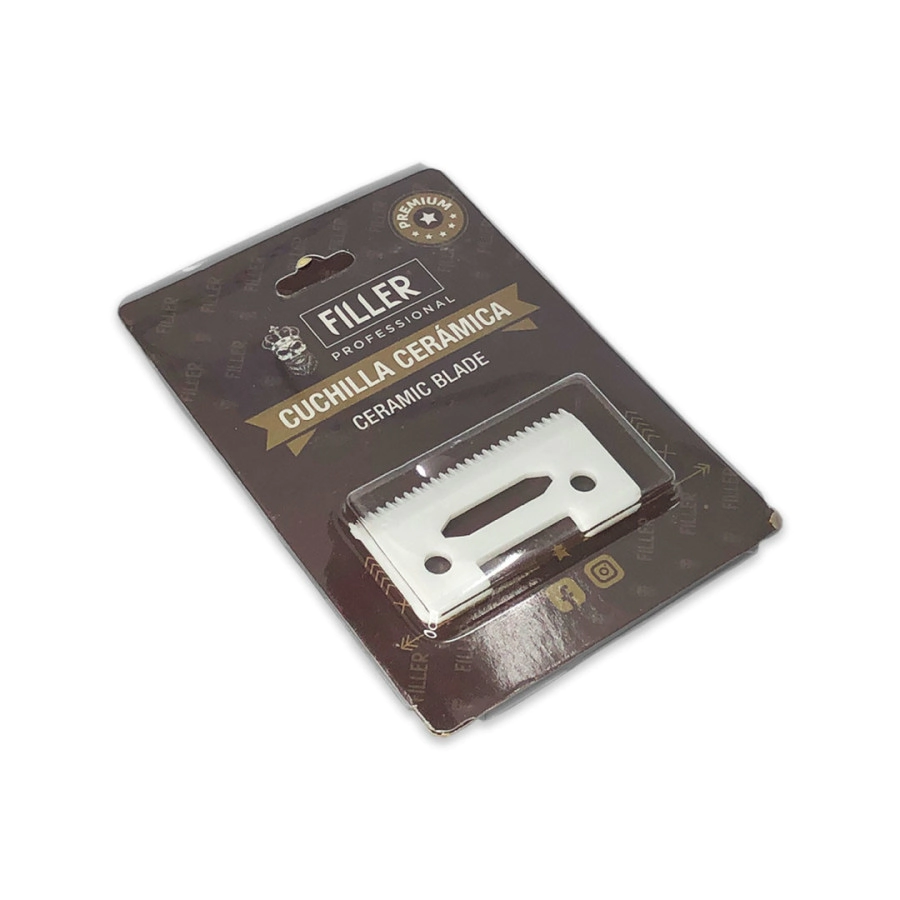 CUCHILLA DE CER�MICA MICRODENTADA BLANCA