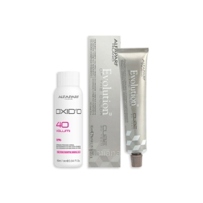 COMBO ALFAPARF TINTURA + AGUA OXIGENADA VOLUMEN 40