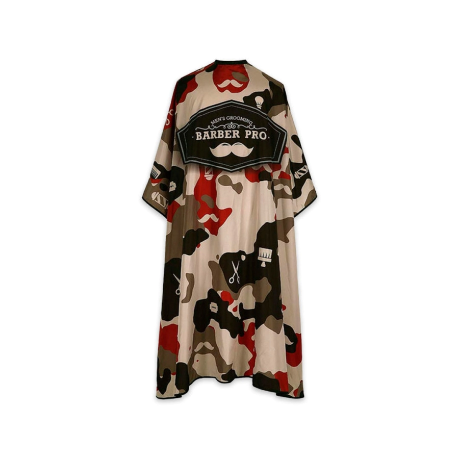 CAPA BARBER�A CAMUFLADA 141-A CUELLO GANCHO CON ELASTICO