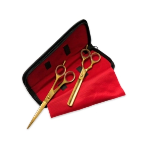 TIJERAS MICRODENTADA + DE PULIR 6" FILLER T392 CON ESTUCHE