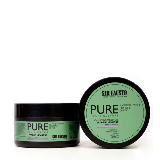 SIR FAUSTO PURE HYBRID MOUSSE EFECTO MATE 100ML