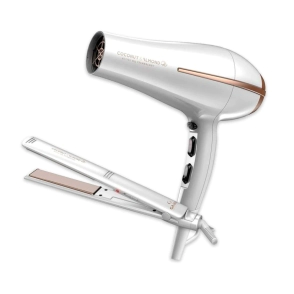 GA.MA PACK PLANCHITA ELEGANCE COCONUT + SECADOR BORA COCONUT