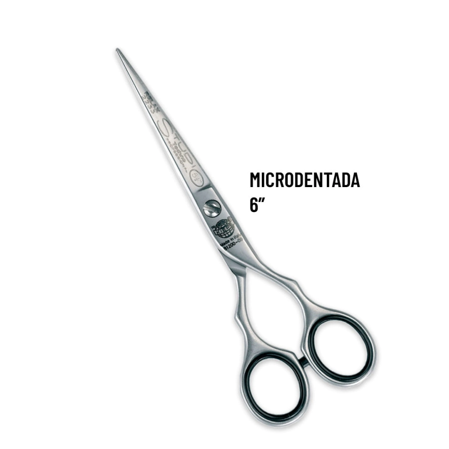 TIJERA MICRODENTADA 6" KIEPE STUDIO TECHNO
