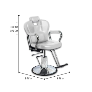 SILL&Oacute;N DE BARBER&Iacute;A EXCLUSIVE 1 BLANCO HIDR&Aacute;ULICO