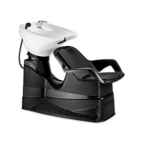 LAVACABEZA CHAMP NEGRO BACHA CER&Aacute;MICA BLANCA