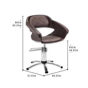 SILL&Oacute;N DOMPEL PRIMMA BASE HIDR&Aacute;ULICA TABACO COSTURA