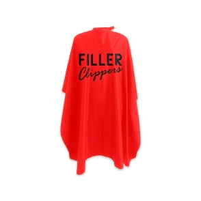CAPA DE PELUQUER&Iacute;A Y BARBER&Iacute;A FILLER ROJA C8003