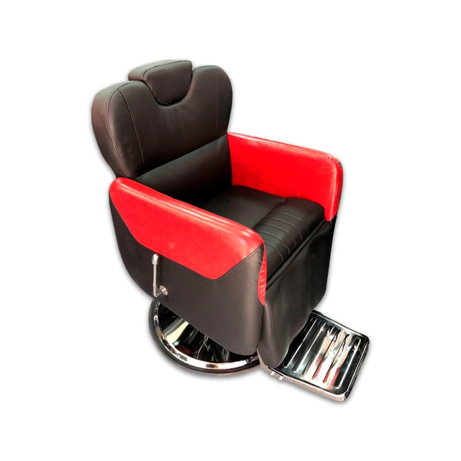 SILL�N BARBERO MILAN | NEGRO/ROJO