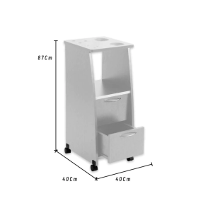 AYUDANTE CL&Aacute;SICO CON POSASECADOR Y CEPILLO A9 BLANCO