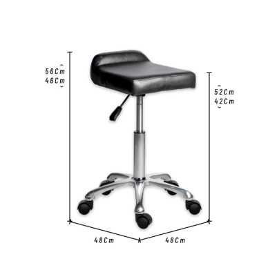 TABURETE BASE CROMADA OHIO