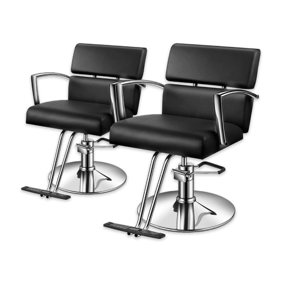 COMBO 2 SILLONES DE PELUQUER�A MISURI NEGRO
