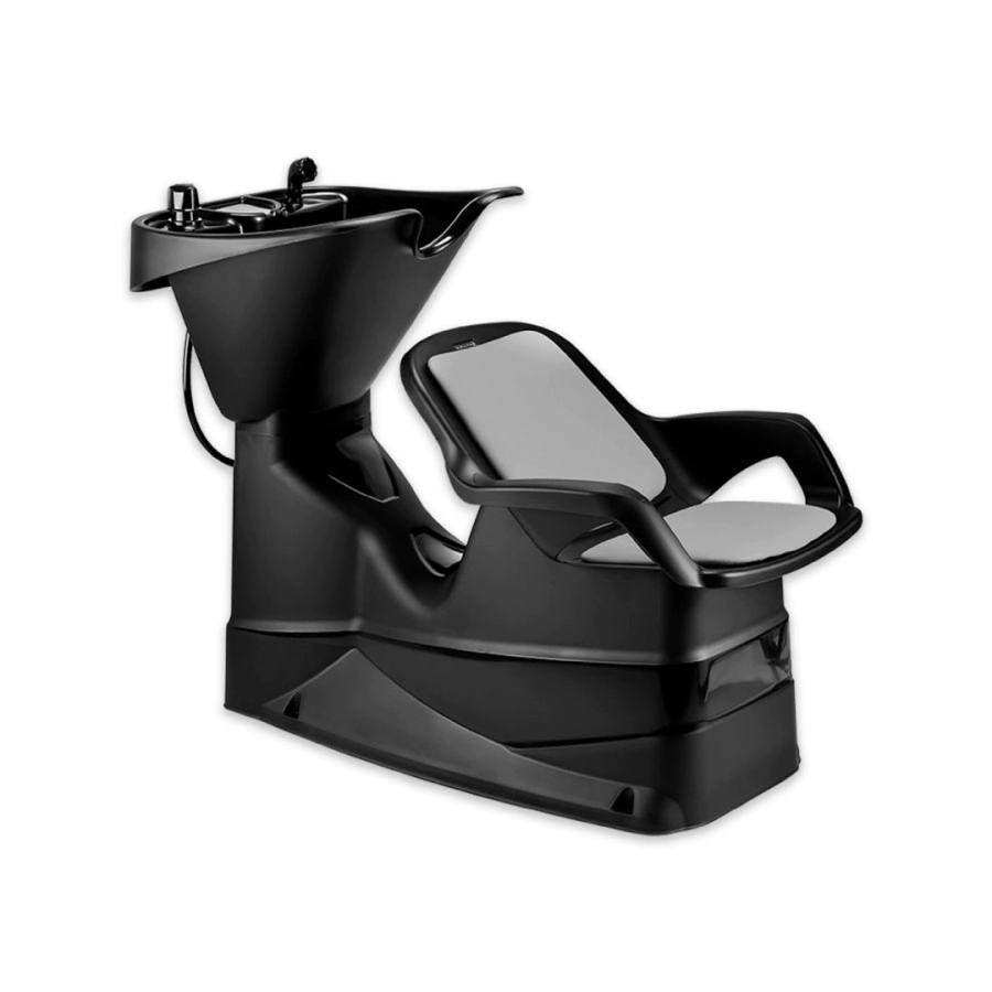 DOMPEL LAVACABEZAS CHAMP FIJO NEGRO TAPIZADO GRIS