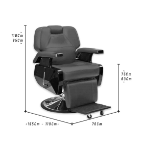 SILL&Oacute;N BARBERO DALLAS GRIS